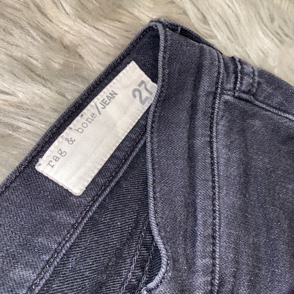 Rag & Bone distressed black skinny jeans - Picture 4 of 7